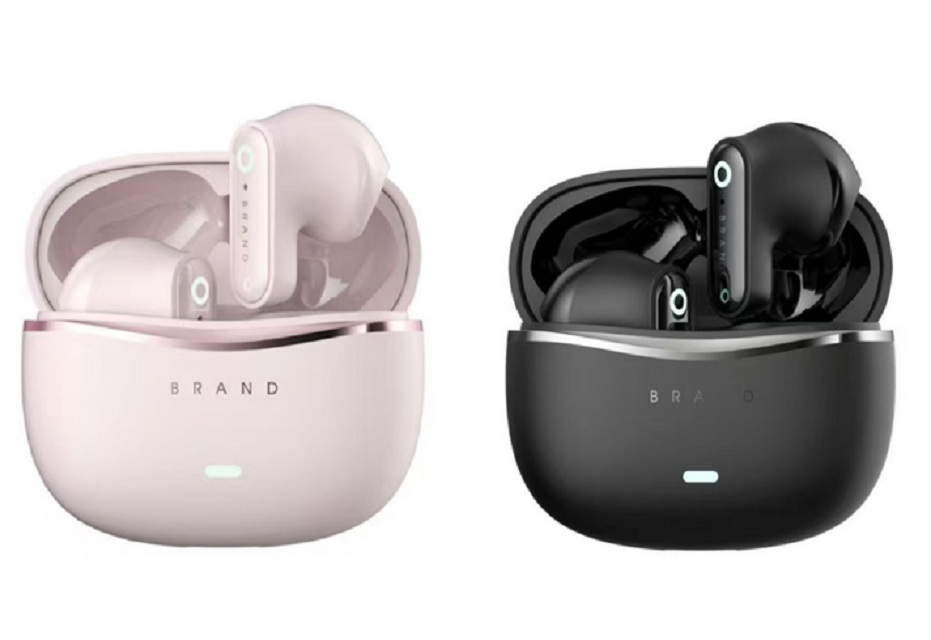 Auriculares inalámbricos TWS, Bluetrum 5756T, altavoz de 13 mm, alcance de 10 m, 4 horas de reproducción, estuche de 25 mAh + 180 mAh, negro/blanco/rosa