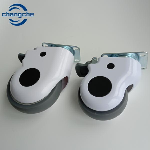150kg Nursing Bed Floor Casters 6 Inch Heavy Duty Wheels With Bearing