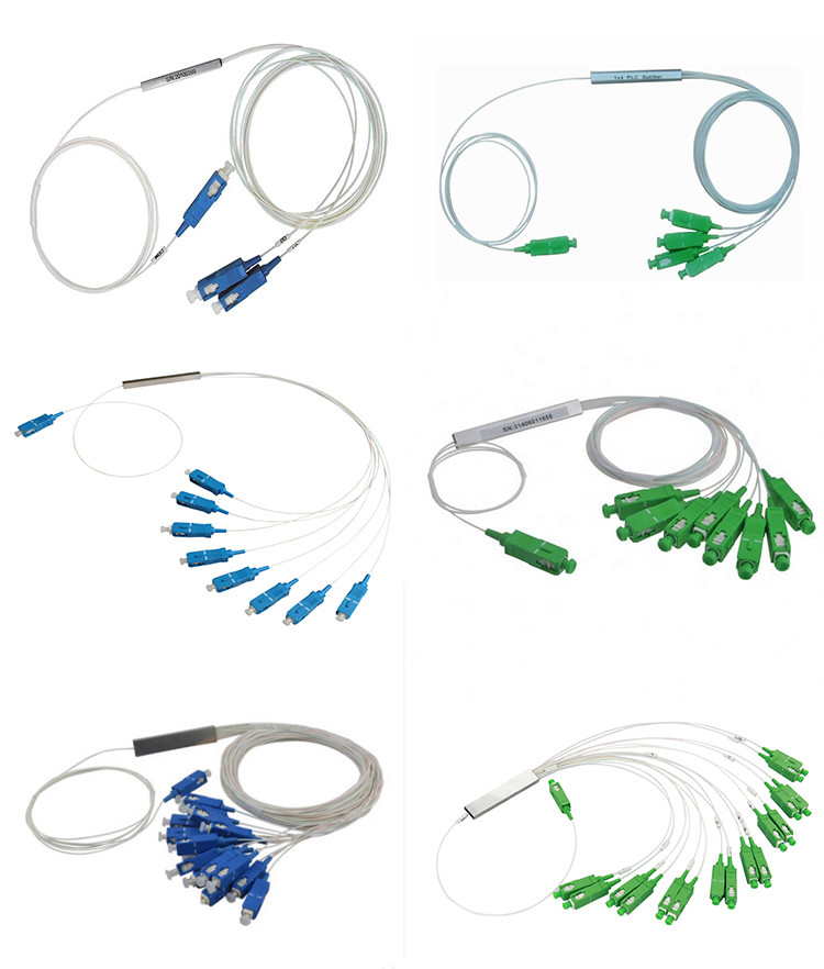 блок PVC 1x2 1x4 1x8 1x16 1x32 без Splitter PLC оптического волокна для FTTH