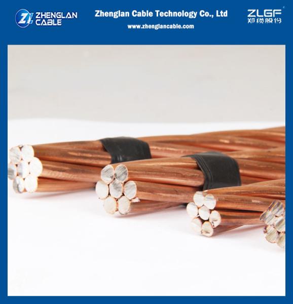 Copper Clad Steel Grounding Wire Cable CCS Bare CCS Copper Clad Steel Ground Electric Stranded Wire Rod Conductor