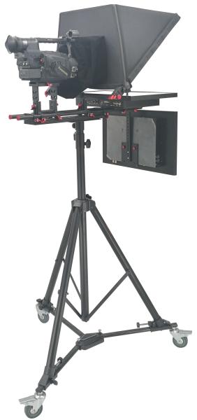 Outlet TYSTVideo Teleprompter de tela dupla de 20 polegadas de estúdio para esportes ao vivo Um exceto vidro