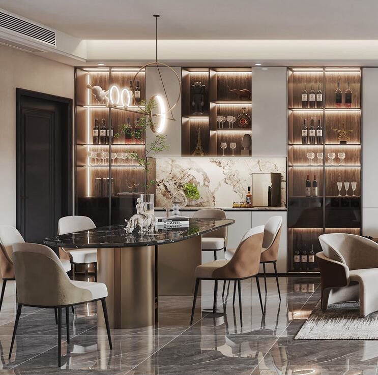 Complete Solid Wood Kitchen Cabinet Design in Popular French Style with Blum Hardware