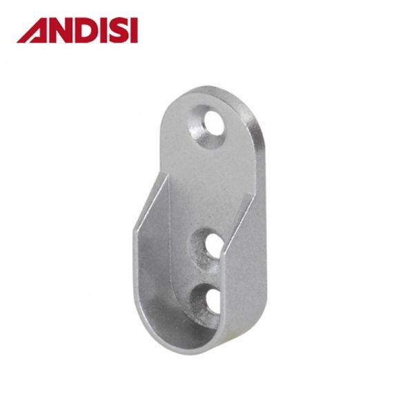 Wood Wardrobe Clothes Closet Rod Pole End Bracket Support Holder Zinc Alloy