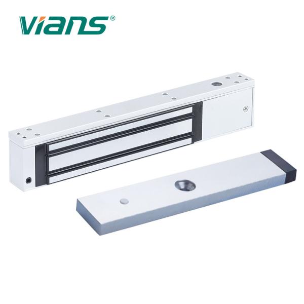 12V 24V Gate Magnetic Lock , Status Monitored 600 Lb Magnetic Door Lock UL Listed