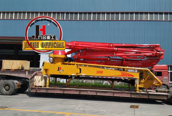 Truck Concrete Boom Pump JIUHE Brand 38m Concrete Boom Pump Without Truck