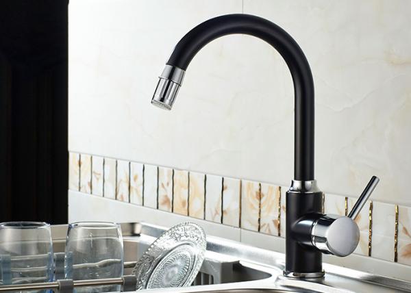 Brass Water Sensor LED Kitchen Faucets 360 Degree Swivel ROVATE 6652-1