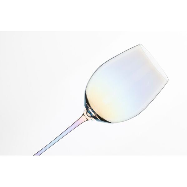 Rainbow Red Wine Glass Drinking Goblets Long Stem 750ml Lead Free Mouth Blown