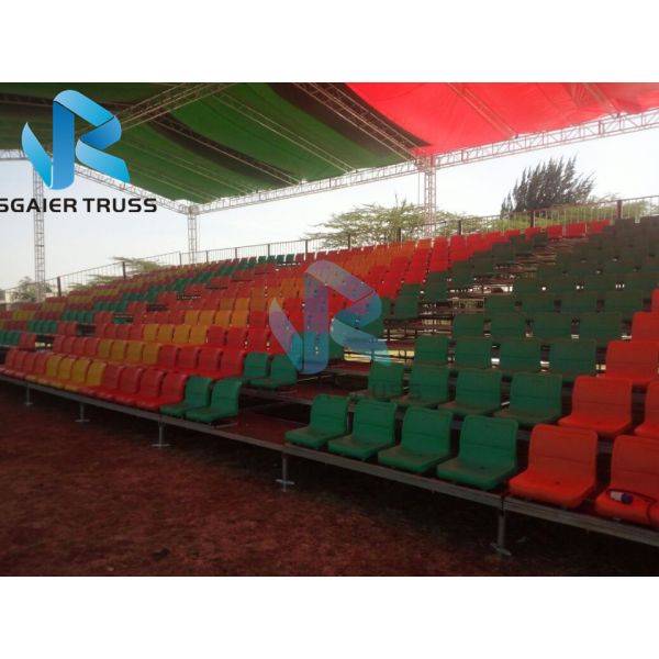 Stadium Sports Field Temporary Bleachers Grandstand Tribune Stands Outdoor Demountable Sport Courts Bleachers