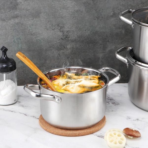 Hot Sale 10 Piece Royal Kitchen Cookware Set Stainless Pot Cooking Cookware Soup Pot
