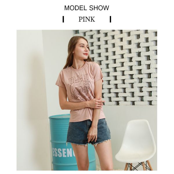 100% cotton Stockpapa Womens Casual T Shirt XS S M L