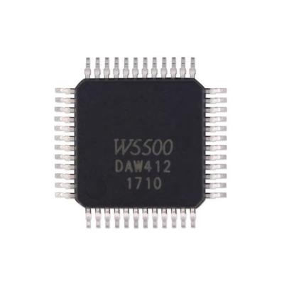 W5500 CHIP LQFP-48 Module de réseau d'interface de contrôleur Ethernet Les puces IC CTLR 3-1 ETH TCP/IP BOM support à guichet unique