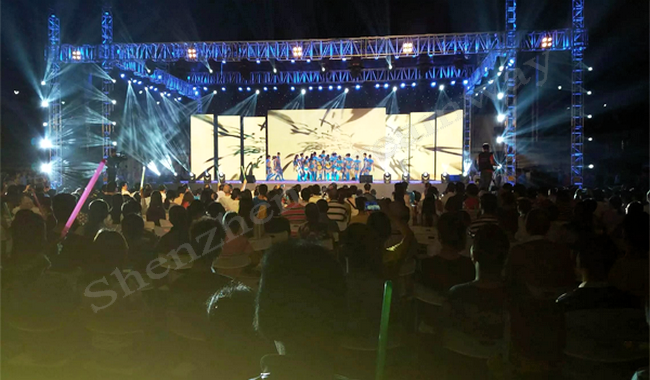 HD Outdoor Screen Rental P3.91 Rental LED Sign Board with 65536 Pixels for Stage