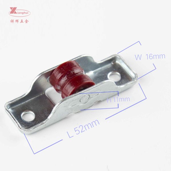 Stainless Steel/Iron 16mm Width Single Wheel Sliding Window Pulley Wheel for OEM Logo