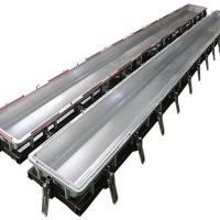 Bâti de rotation en aluminium d'OEM usinant le moule en plastique de barrière du trafic