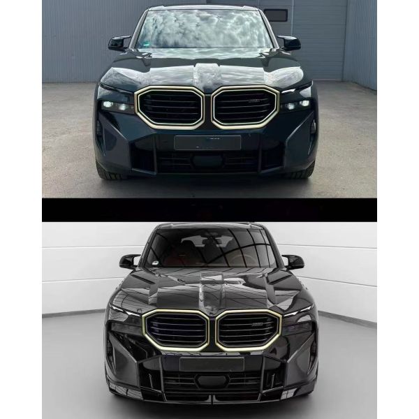 For BMW XM Carbon Fiber Body Kit XM Upgrade LD-style Carbon Fiber Front Lip Diffuser, Spoiler Wheel Arch
