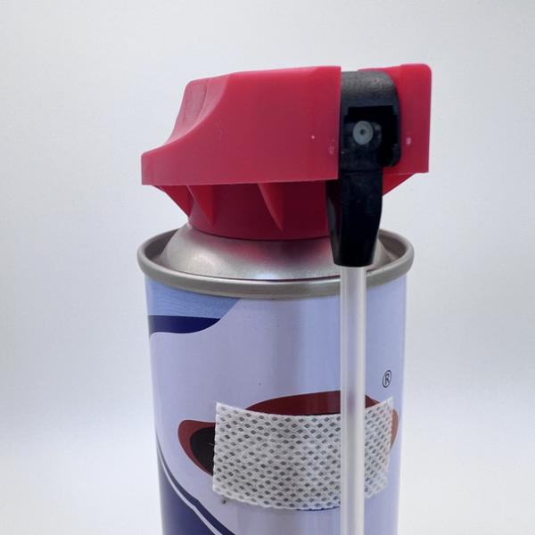 Aerosol Spray Outlet and extension tube 35.13mm nozzle diameter PP material available