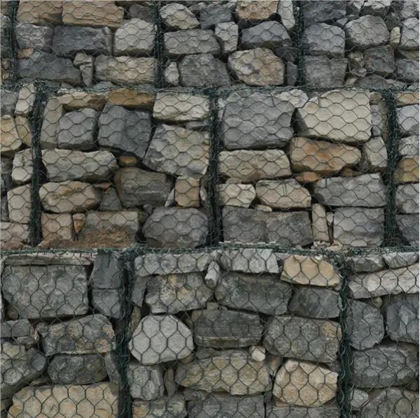 High Quality China Manufacture Easy To Install Iron Hexagonal Gabion Box Wire Mesh Gabion Wall Boxes