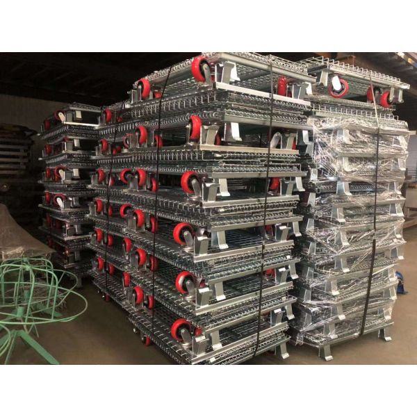 Provide Sample Welded Metal Cage for Warehouse Storage Equipment Pallet Technique