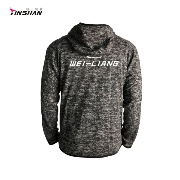 Couleur personnalisée Hommes été Casual Nylon Elastane Hoodie Jacket pour le Running Gym porter