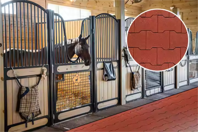 Собачьи кости с перемычкой резиновые плитки для подстилки для подъездов для лошадей