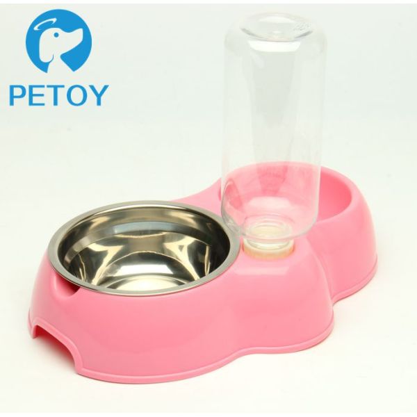 Degradable Bamboo Pet Bowl Commercial Slow Eating Dog Bowl BSCI Approved