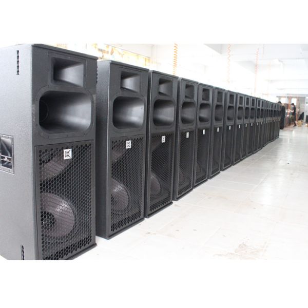 Outdoor Passive Pa System Stage Audio Speaker Box Concert Equipment , Dj Sound Speaker