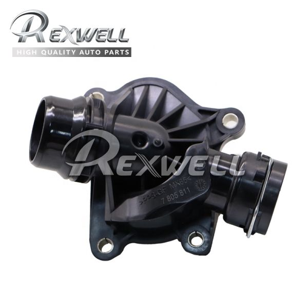 Radiator Flange Coolant Hose Connector Thermostat Housing for BMW X3 X3 2.0d X5