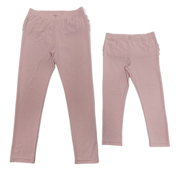 Style Girls Ruffle Leggings Soft Hand Feel 3Y-10Y Sizes 62%Polyester33%Cotton5%Spandex
