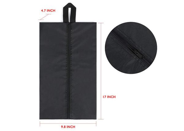 420D Polyester Mothproof Suit Protector Garment Bag With Mental Eyehole