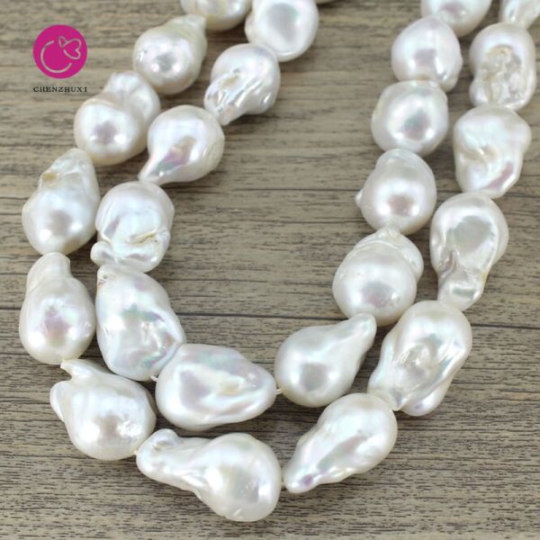 Wholesale Sale Big High Quality Pearl Size 22-26mm Nature Freshwater Pearl Choker Necklace Baroque Pearl String