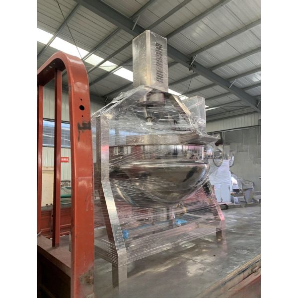 Jacketed Steam Kettle Food Cooking Mixer Machine Easy Operate Cooking Equipment for Red