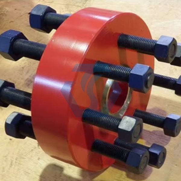 API 6A Cabeza de pozo de perforación de yacimientos petrolíferos de alta presión Flange de adaptador de doble puntado