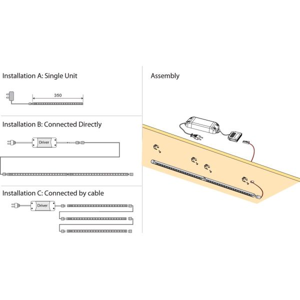 Babies and Kids 6pcs 12v LED Light Strip Bar for Car Boat Cabinet Furniture 55cm x 35cm