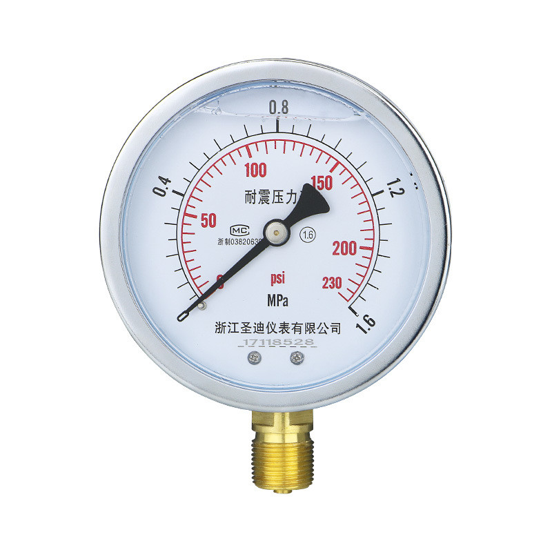 Manufacturers Sales 100mm 60bar/Psi Bourdon Tube Glycerin Filled Oil Pressure Gauge
