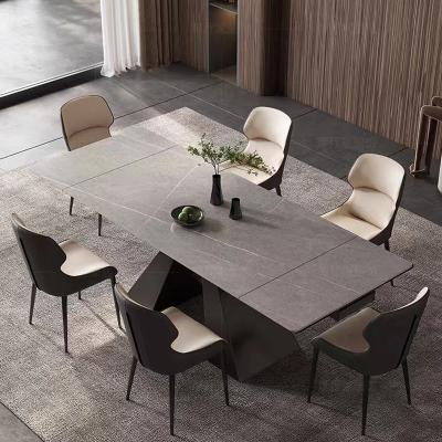 Luxurious Square Extendable Dining Room Table Rectangle 4 10 Seater