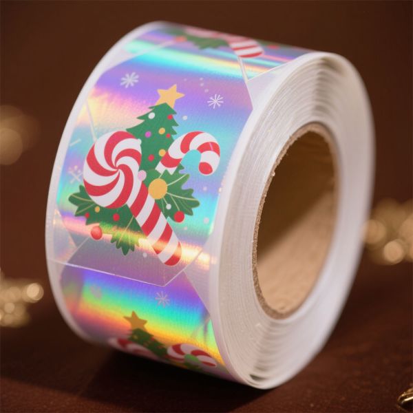 Plastic Printed Self-adhesive Label Stickers Waterproof Special-shaped 3D Holographic Sticker Car Cartoon Children's Educational Sticker
