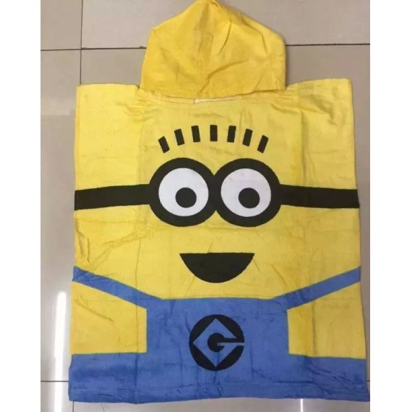 Summer Baby Bathrobe Children Beach Cloak Hooded Towel Bathrobe Towel