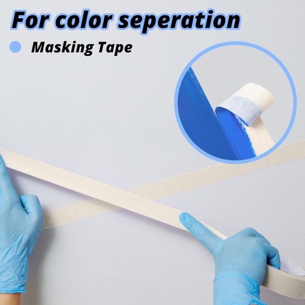 25mmx25 Meters White Masking Tape For Painting And Decorating Customization