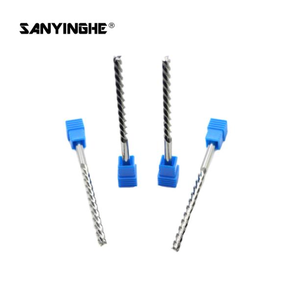 High Performance Tungsten Roughing End Mill 3 Flute Carbide Square