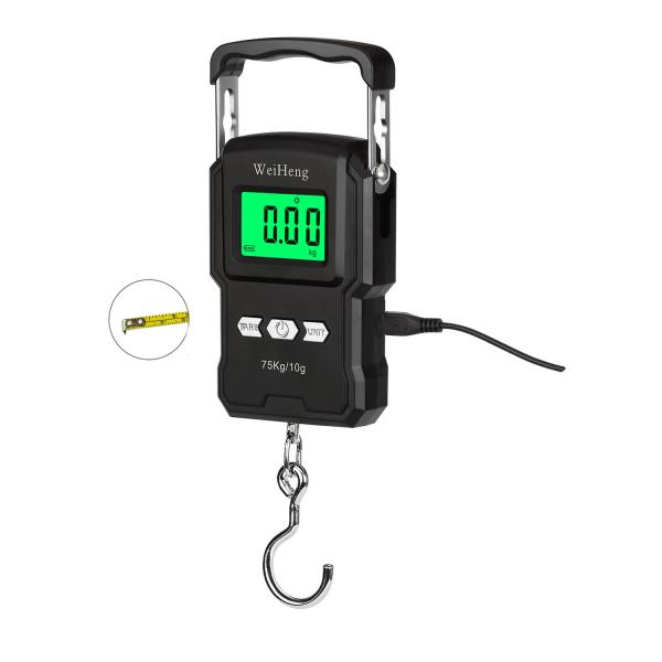 WeiHeng WH-A27 Balance suspendu numérique portable Bluetooth rechargeable par USB 75 kg