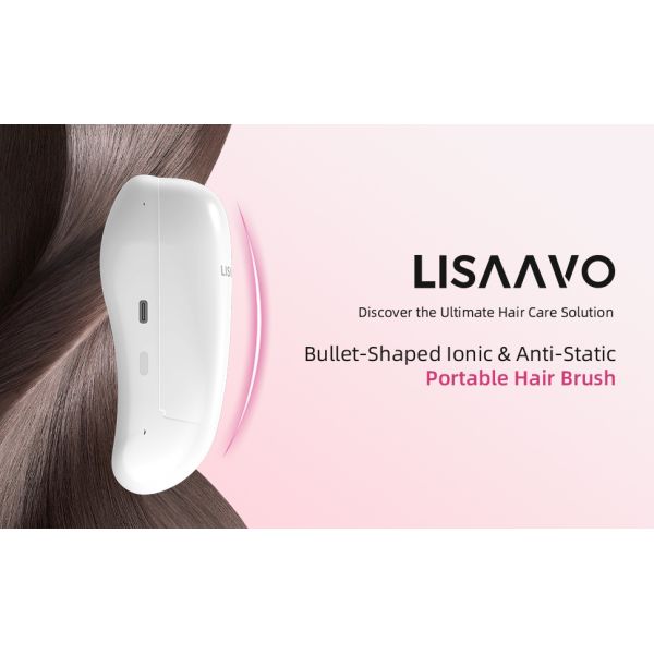 Brosse à cheveux IONIQUE CE FCC avec ions négatifs, 1W, LED bleue