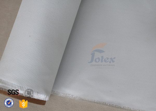 Pano resistente químico branco da cobertura do fogo da tela 490GSM da fibra de vidro do silicone