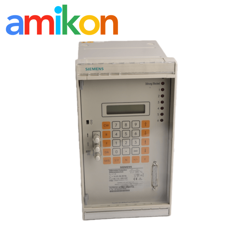 500A Siemens 7UT5121-4CB01-0AA0/LL Differential Protection Relay 400V AC Operating Voltage