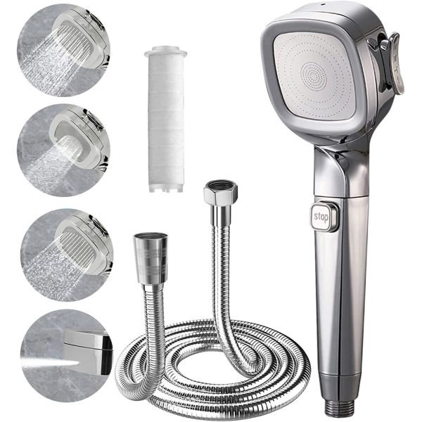 Bathroom Wash Lizhen Haw-vic- Sifang Four Stage Household Booster Filter Handheld Shower