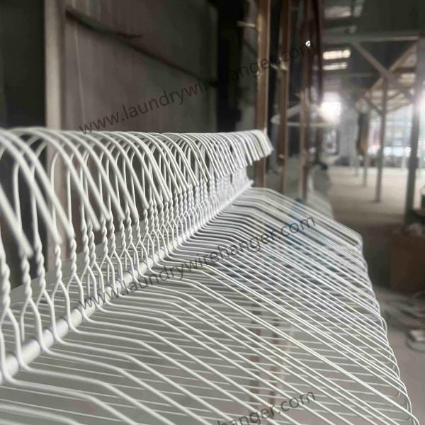 18inch Disposable Dry Cleaner Hanger For Laundry Shop-Multi color