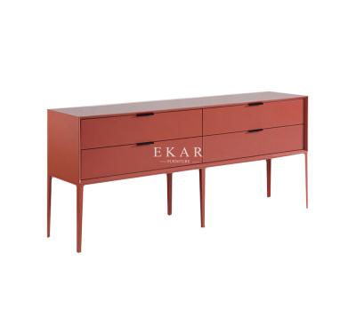 Colorful Storage Cabinet Wooden 3 Drawer Chest