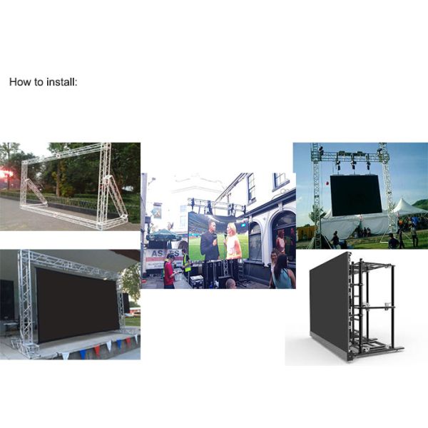 P3.91 Indoor Rental LED Display Event Stage High Definition Screen 1920-3840Hz