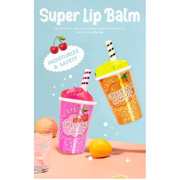 BSCI GMPC Certified Childrens Glitter Lip Balm Natural Lip Balm 7g Dazzle Color