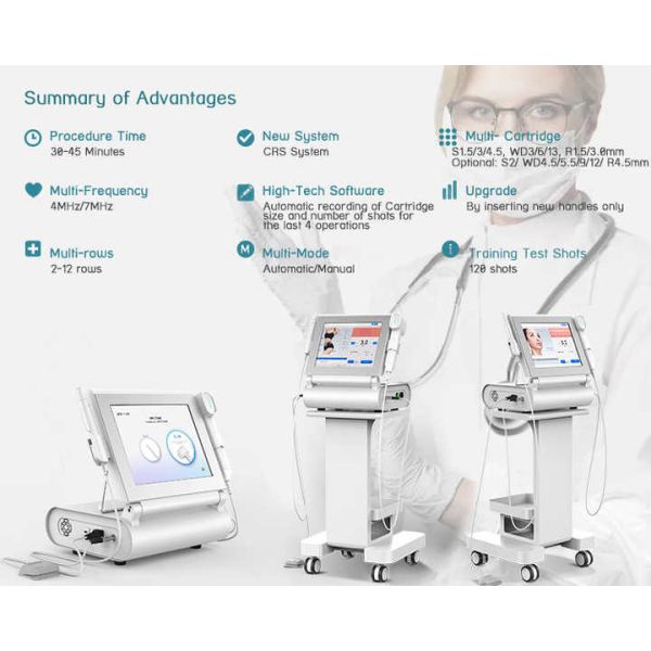 Appareil de beauté à ultrasons 220V-240V / machine de lifting facial Système de contourage du corps pour le commerce