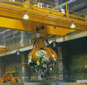 8t 10t 12.5t Grab Overhead Crane Waste Crane A8 Working Duty